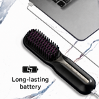 Flat Iron | Cordless Straightening Brush | Fast Styling & Shiny Hair | IonFlex Styler