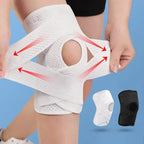 FlexGuard Knee Pads | with Support Compression Springs and Tension Strap - for Stability - Pain Relief and Protection Bo