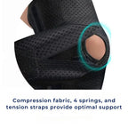 FlexGuard Knee Pads | with Support Compression Springs and Tension Strap - for Stability - Pain Relief and Protection Bo