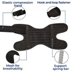 FlexGuard Knee Pads | with Support Compression Springs and Tension Strap - for Stability - Pain Relief and Protection Bo