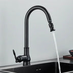 FLEXTAP – Pull Out Kitchen Tap Antique Style High Arc Sink Mixer
