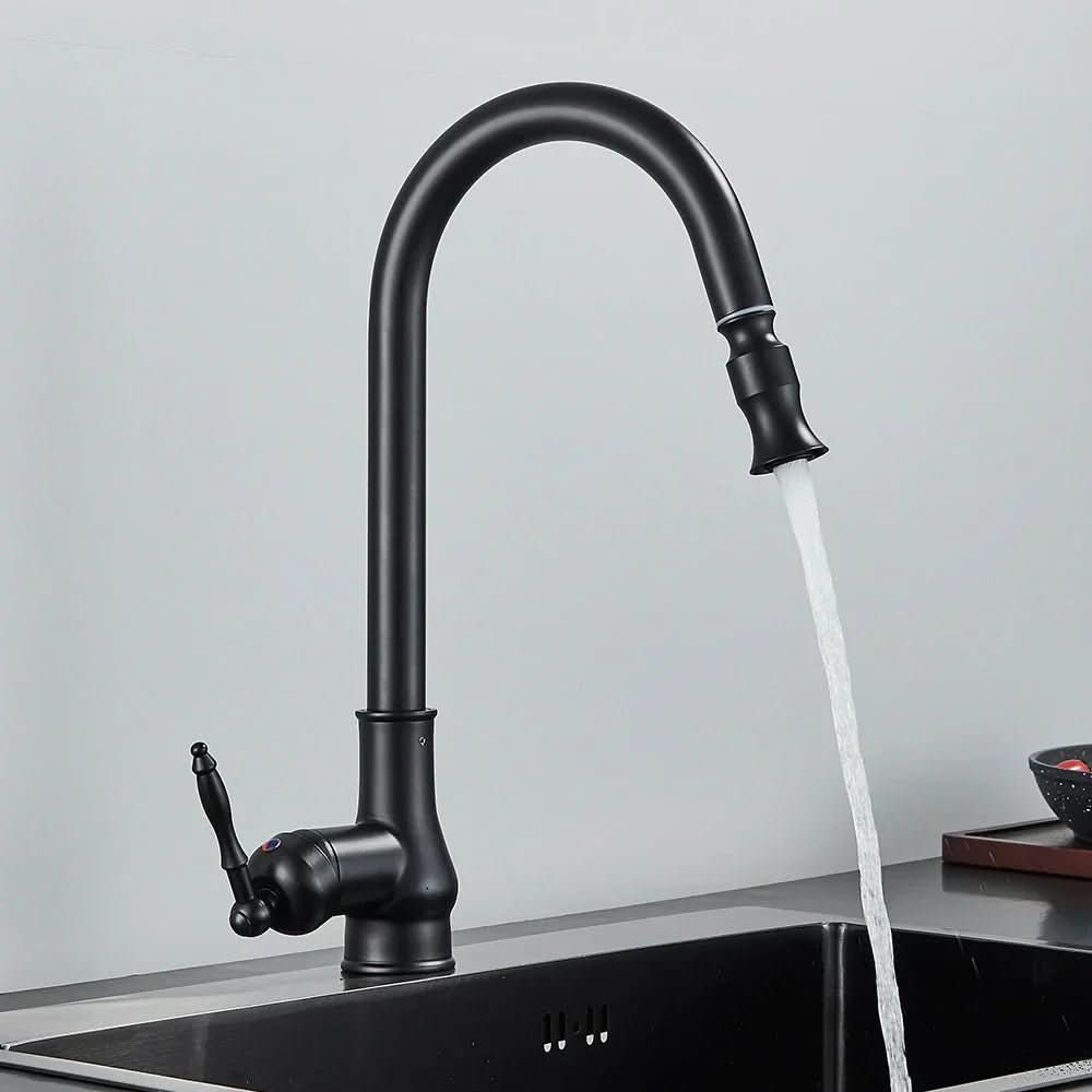 FLEXTAP – Pull Out Kitchen Tap Antique Style High Arc Sink Mixer