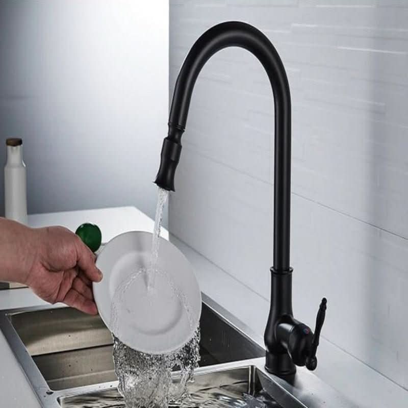 FLEXTAP – Pull Out Kitchen Tap Antique Style High Arc Sink Mixer