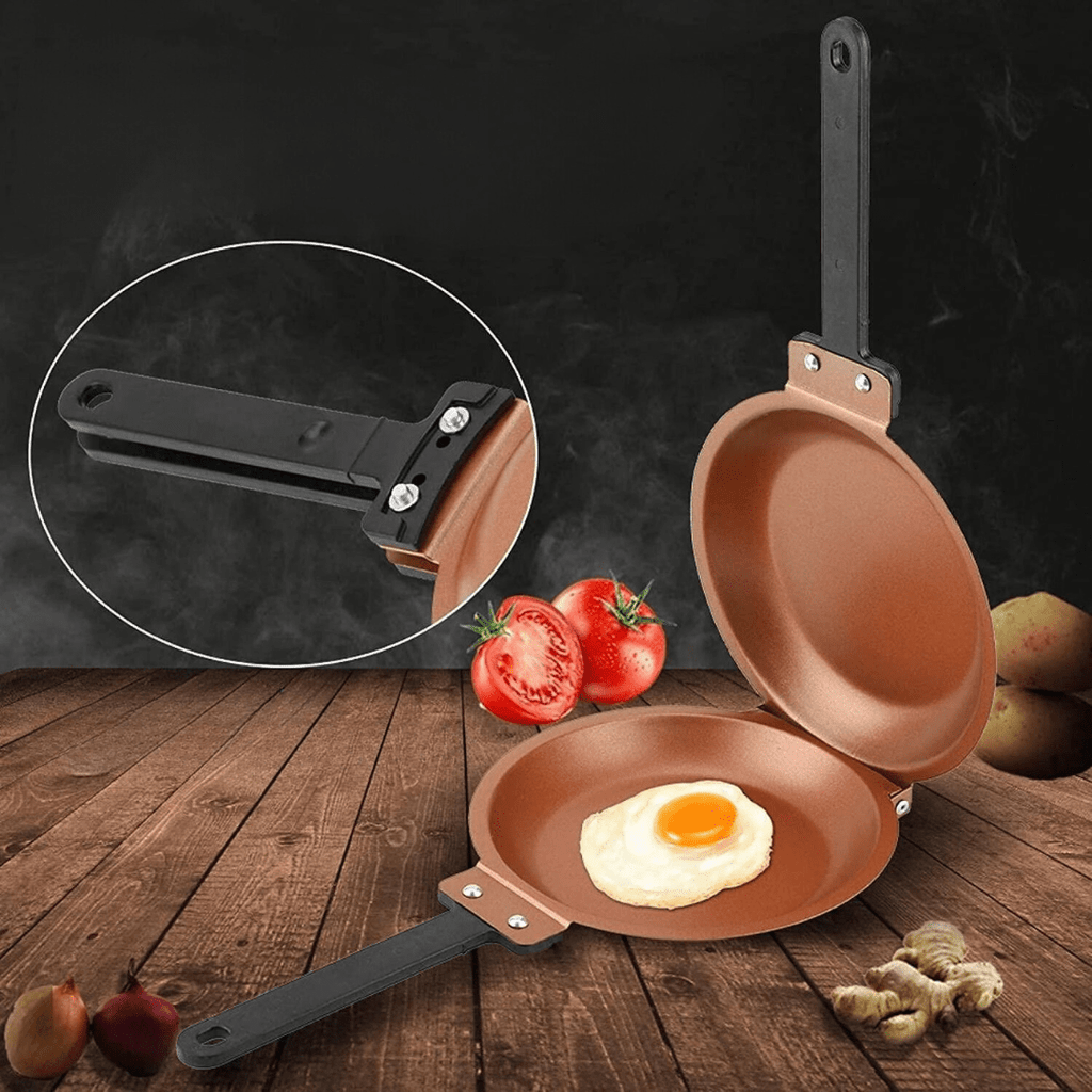 Flip Pan for Fat-Free & Easy Cooking