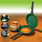Flip Pan for Fat-Free & Easy Cooking