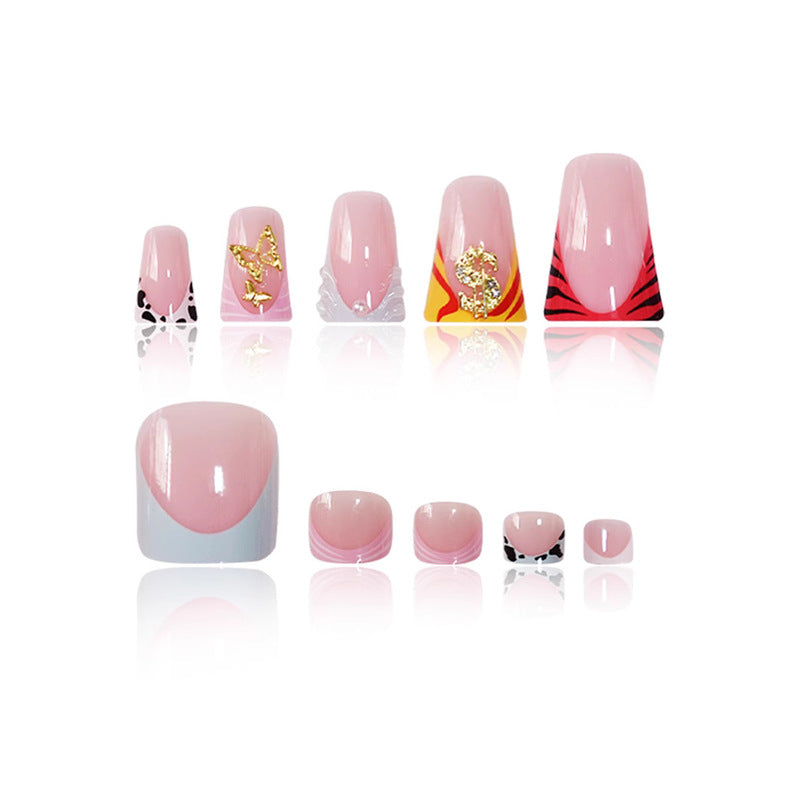Floral 3D Nail and Pedicure Art Set