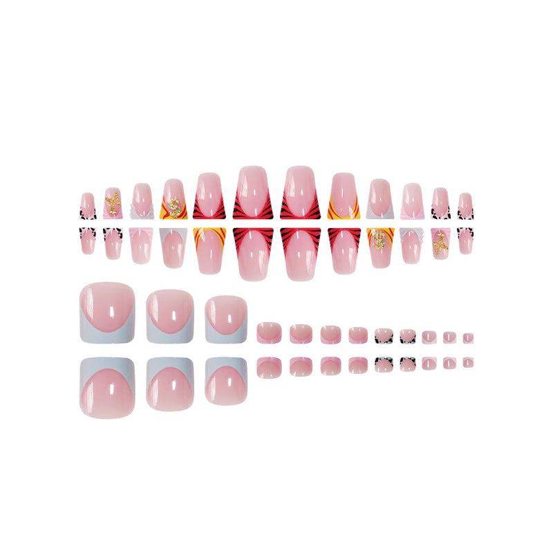 Floral 3D Nail and Pedicure Art Set