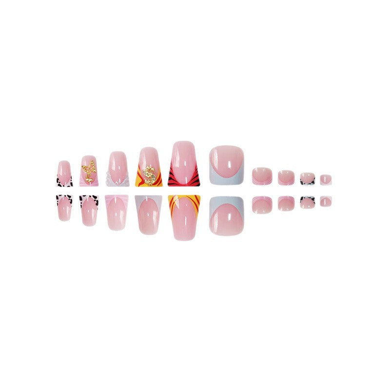 Floral 3D Nail and Pedicure Art Set