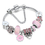 Floral Charm Bracelet – Elegant Nature-Inspired Gift
