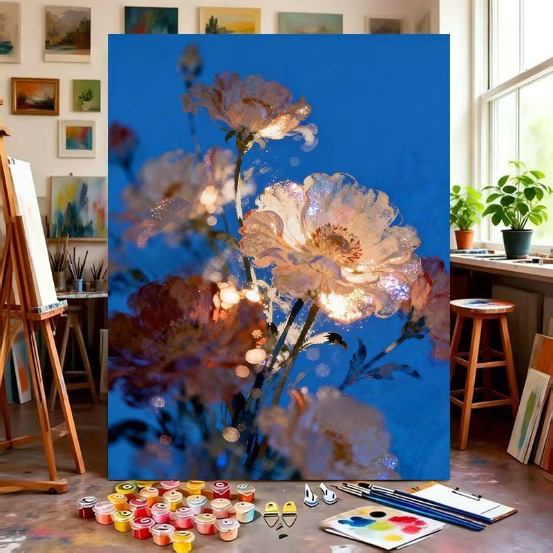 Floral Fantasy Paint by Numbers Art Kit