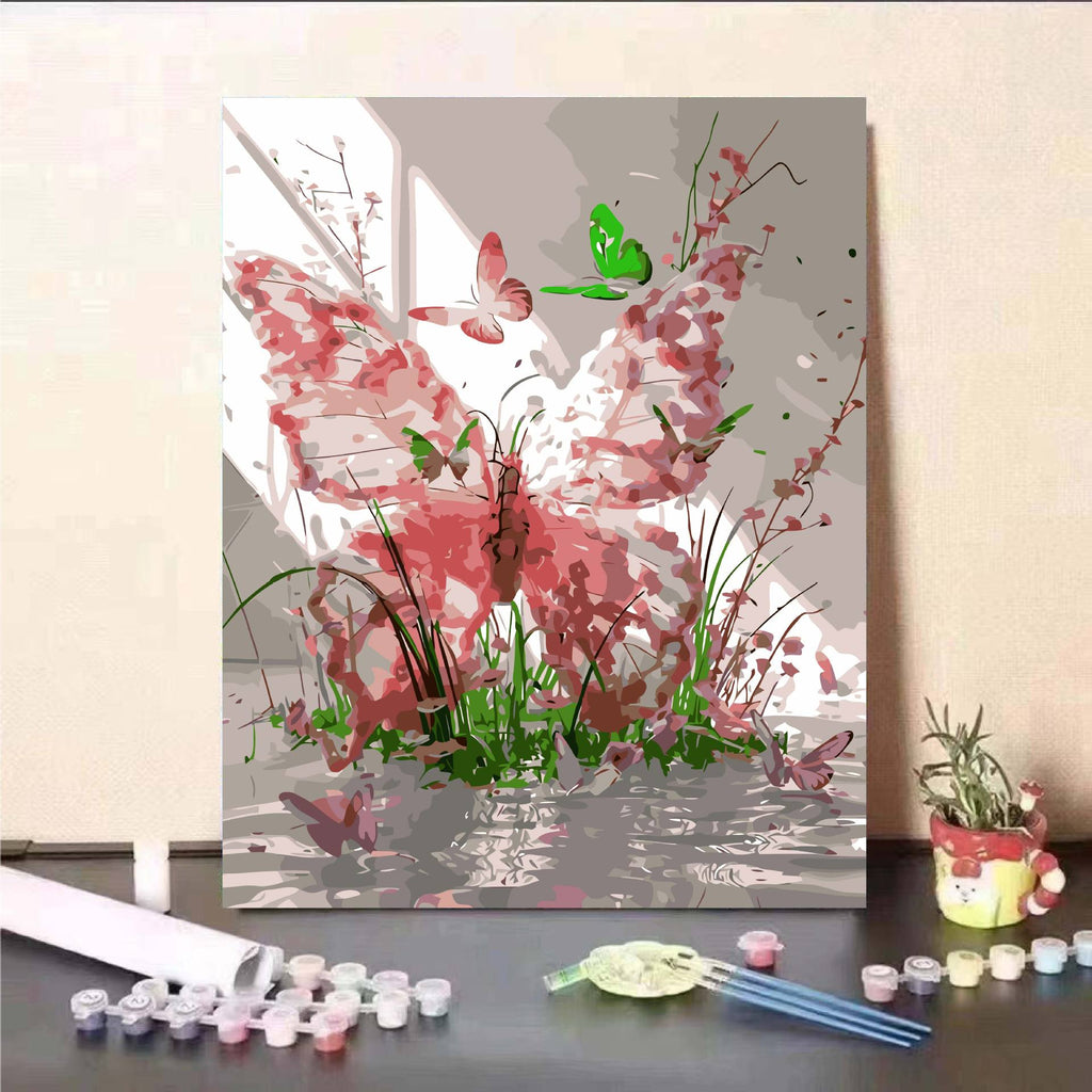 Floral Fantasy Paint by Numbers Wall Art