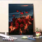 Floral Fantasy Paint by Numbers Wall Art