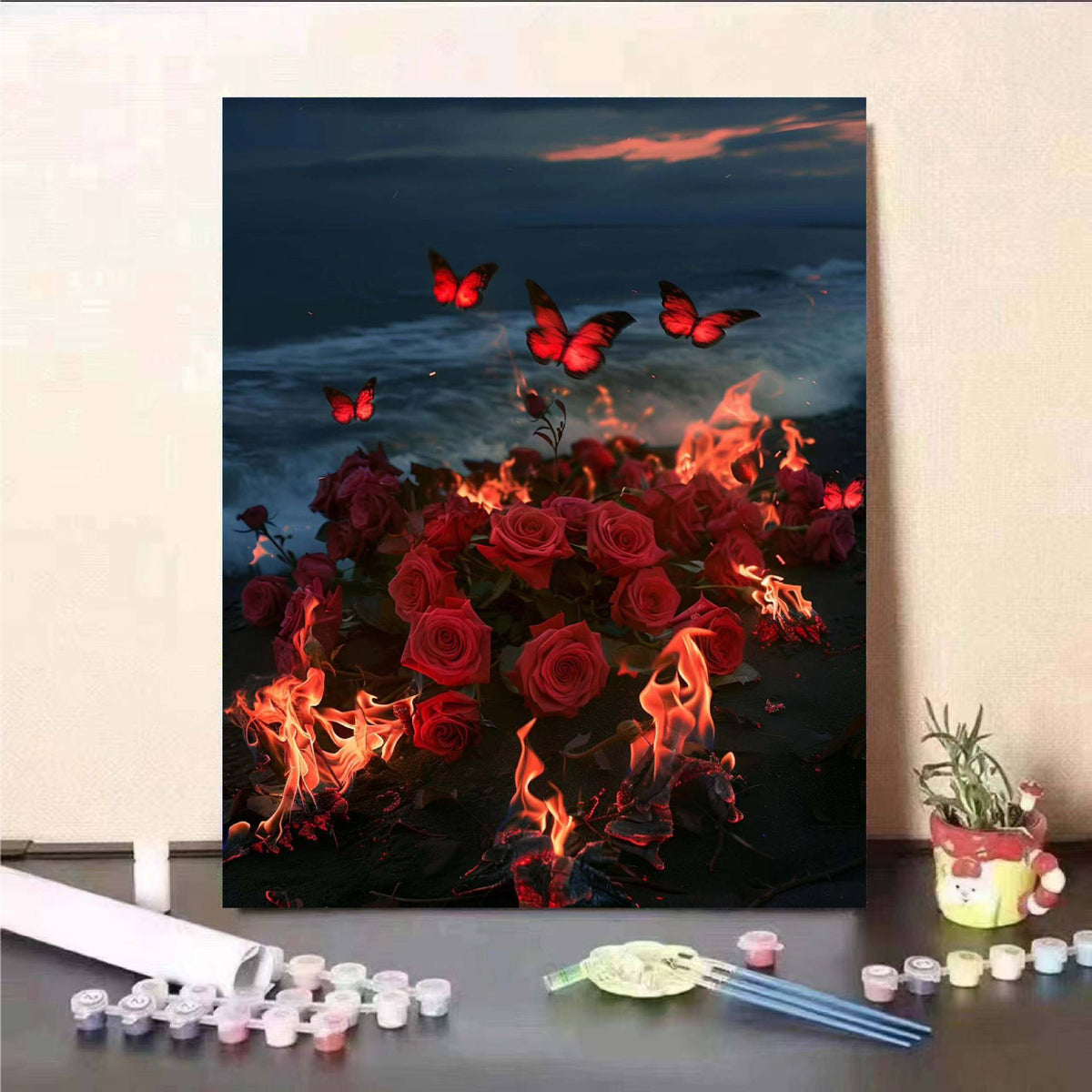 Floral Fantasy Paint by Numbers Wall Art