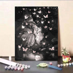 Floral Fantasy Paint by Numbers Wall Art