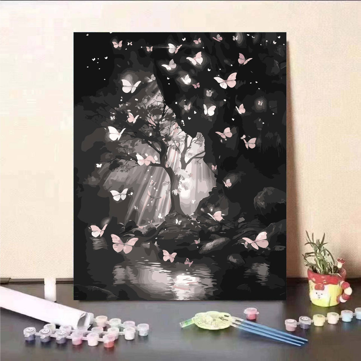 Floral Fantasy Paint by Numbers Wall Art