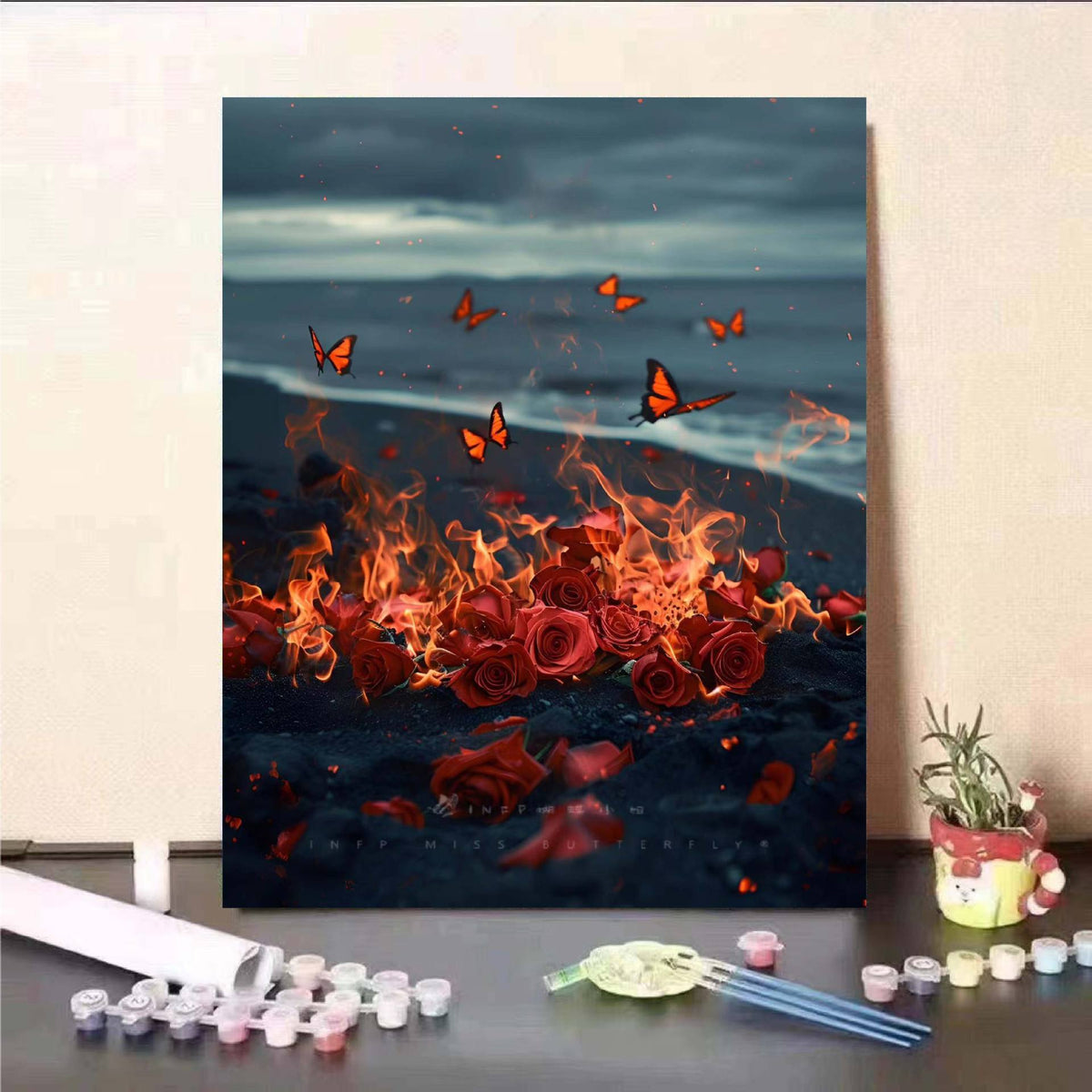 Floral Fantasy Paint by Numbers Wall Art