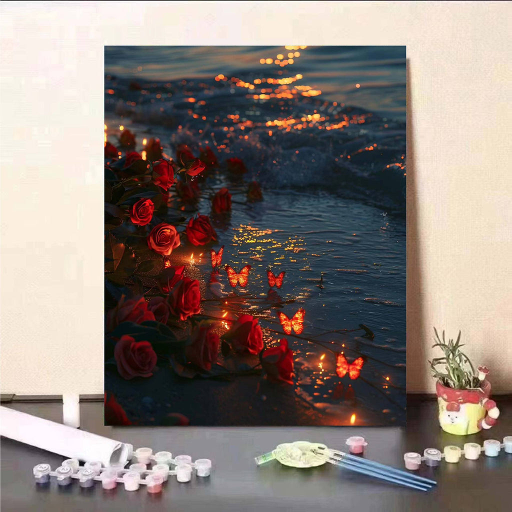 Floral Fantasy Paint by Numbers Wall Art