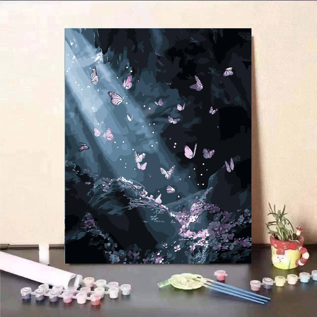 Floral Fantasy Paint by Numbers Wall Art