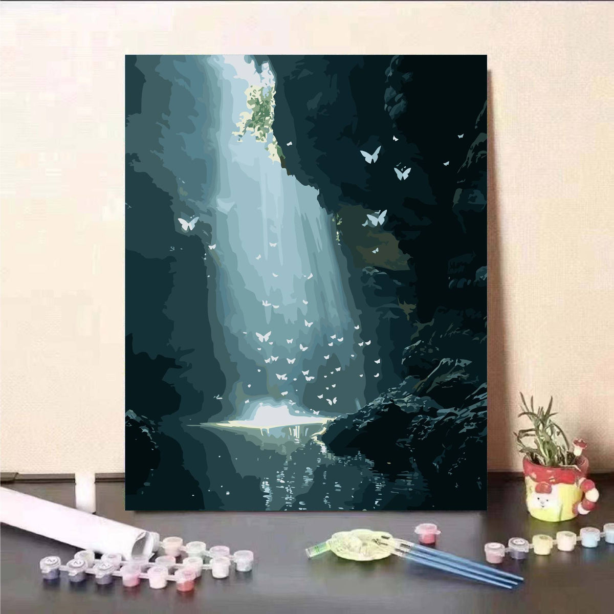 Floral Fantasy Paint by Numbers Wall Art