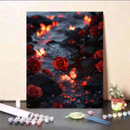 Floral Fantasy Paint by Numbers Wall Art