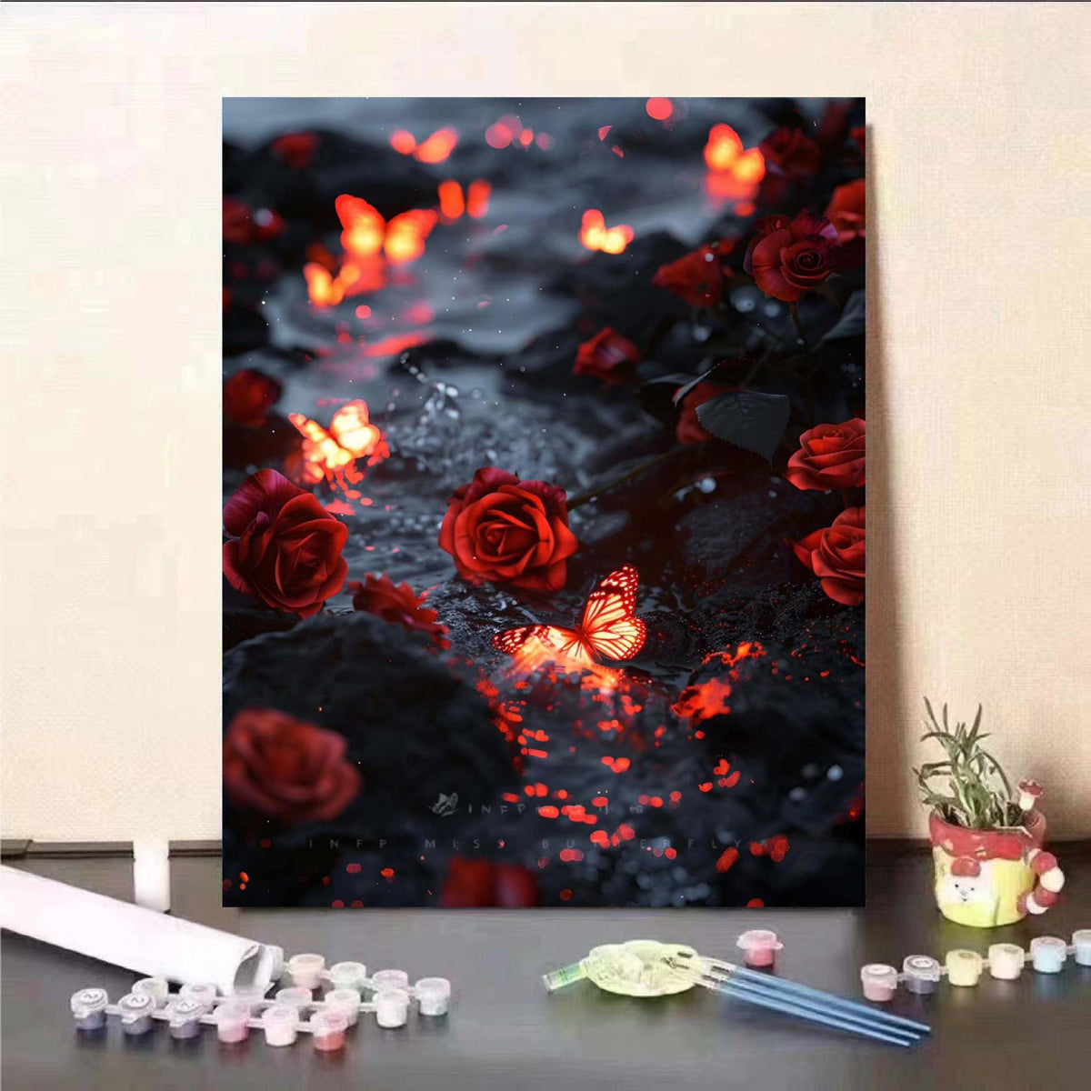 Floral Fantasy Paint by Numbers Wall Art