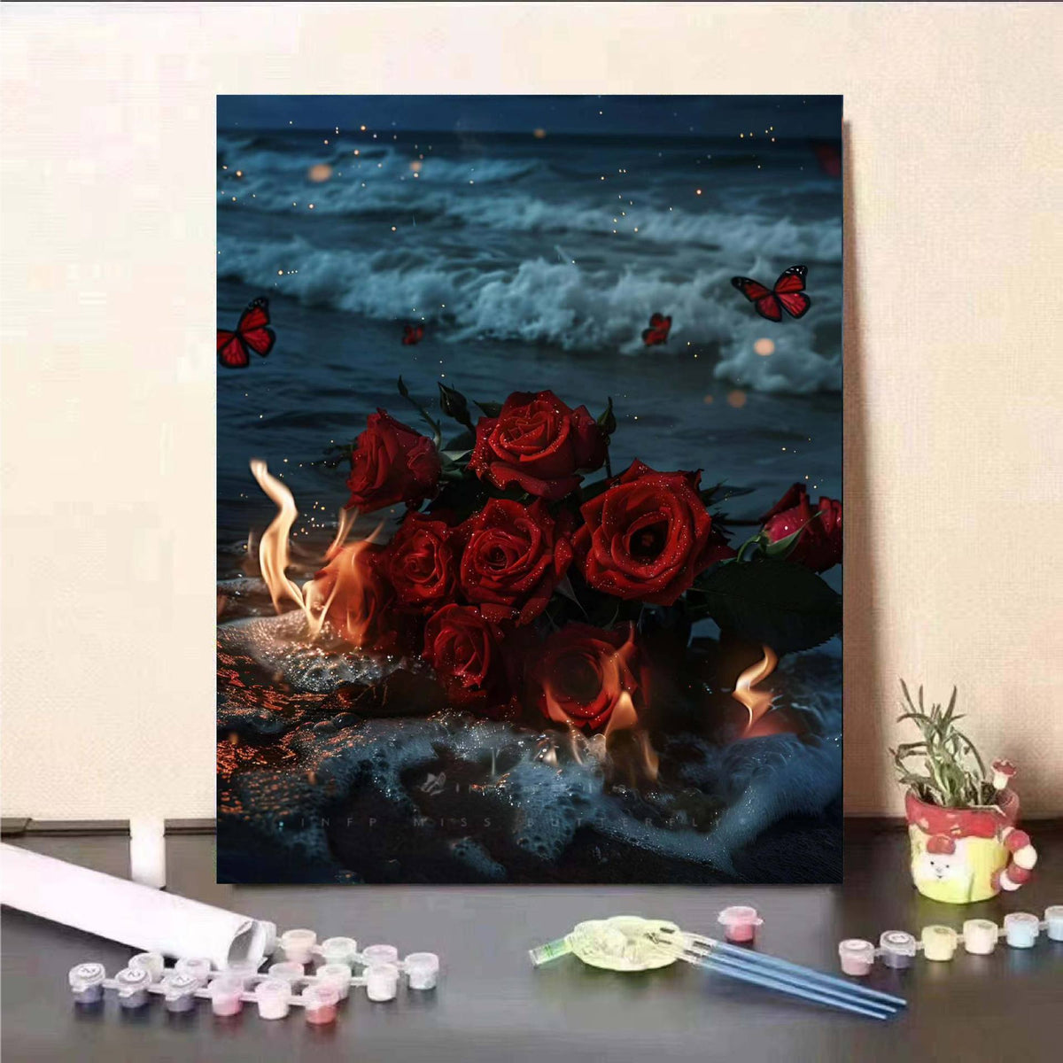 Floral Fantasy Paint by Numbers Wall Art