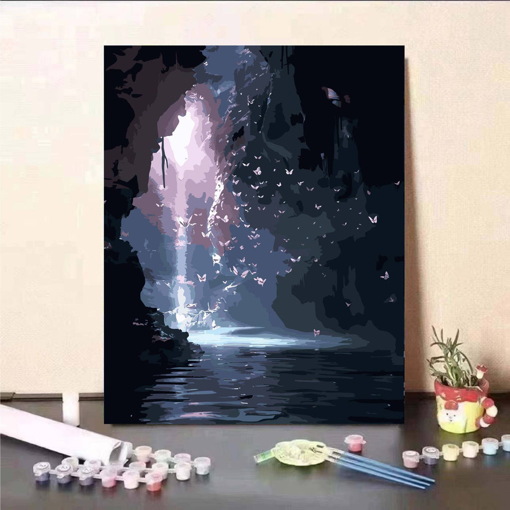 Floral Fantasy Paint by Numbers Wall Art