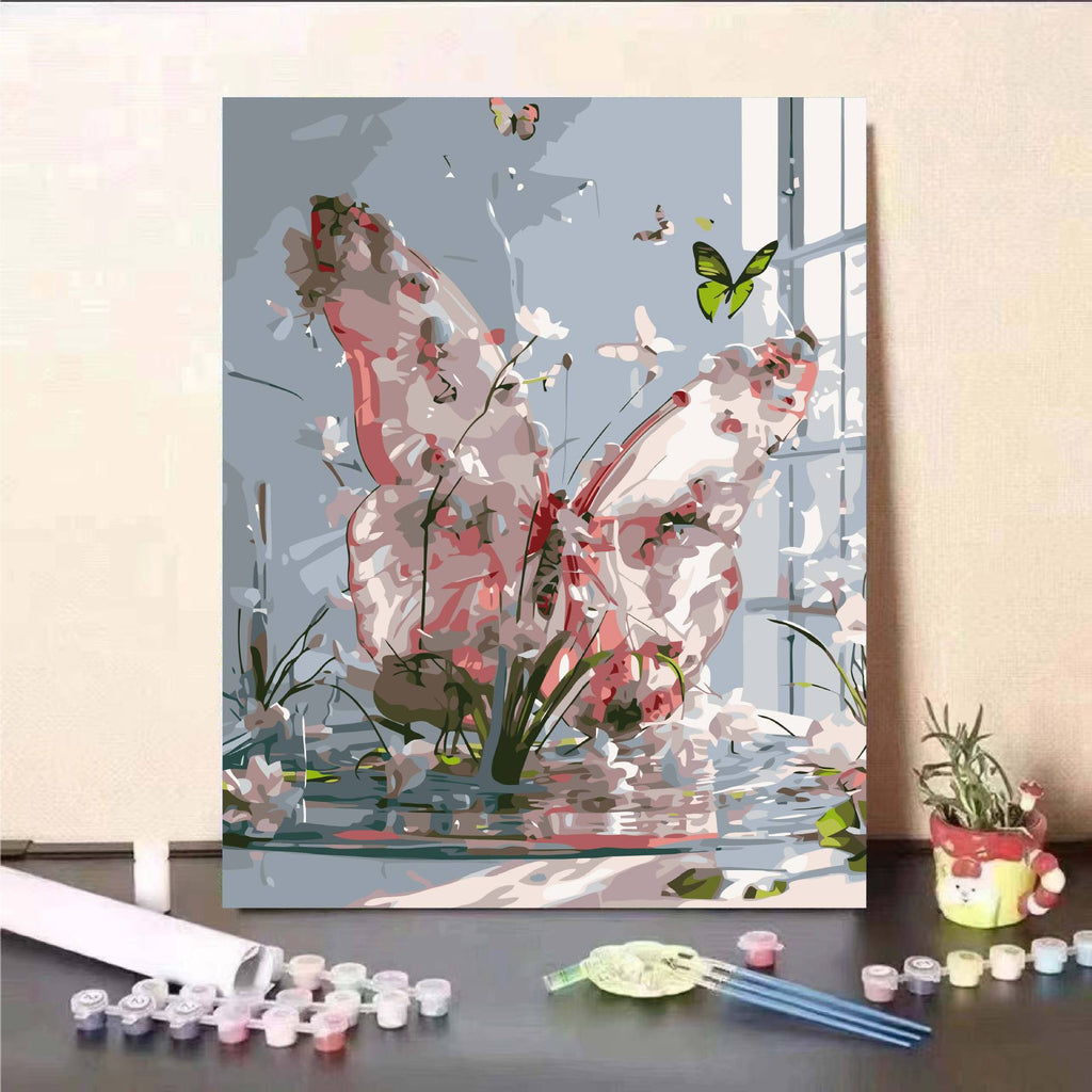 Floral Fantasy Paint by Numbers Wall Art