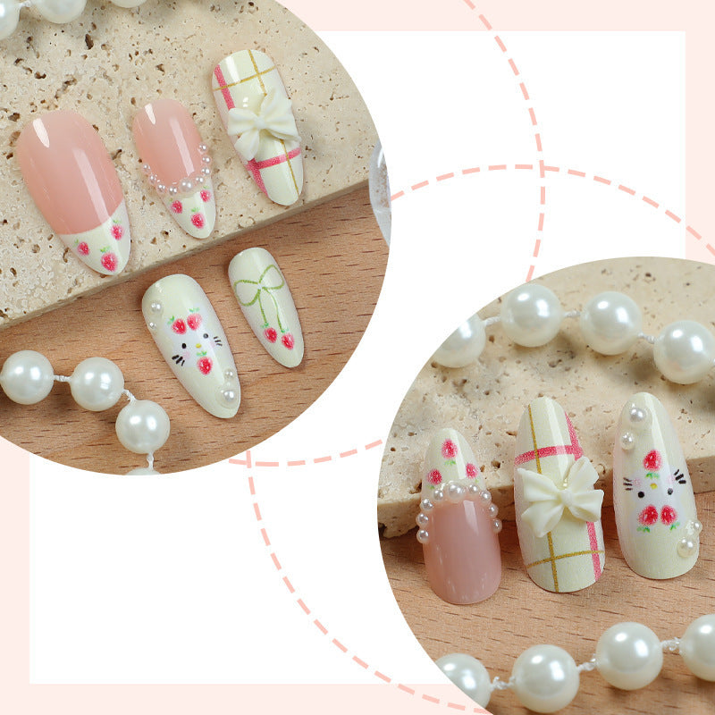 Floral Nail Art Set with Creative Designs