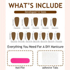 Floral Nail Art Set with Creative Designs