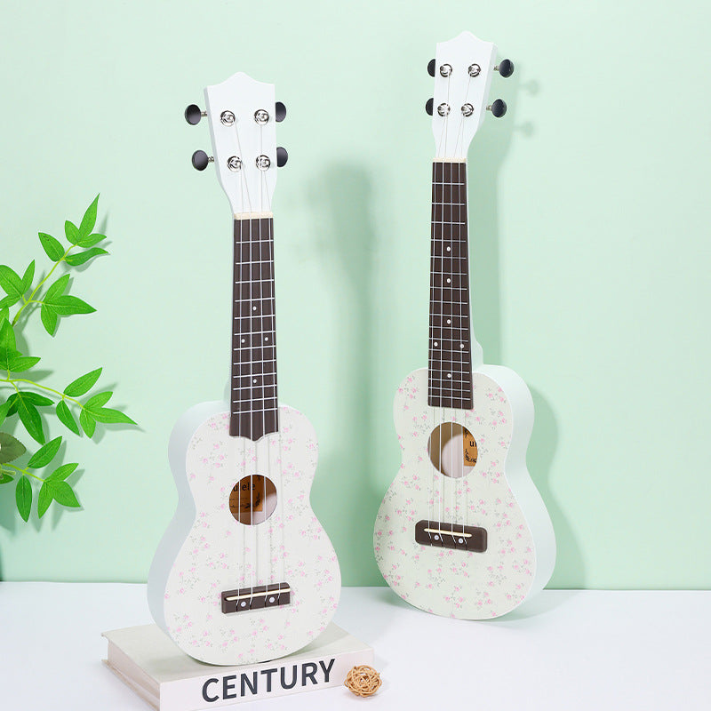 Floral Patterned Ukulele