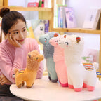 Fluffy Alpaca Family Plush Toy