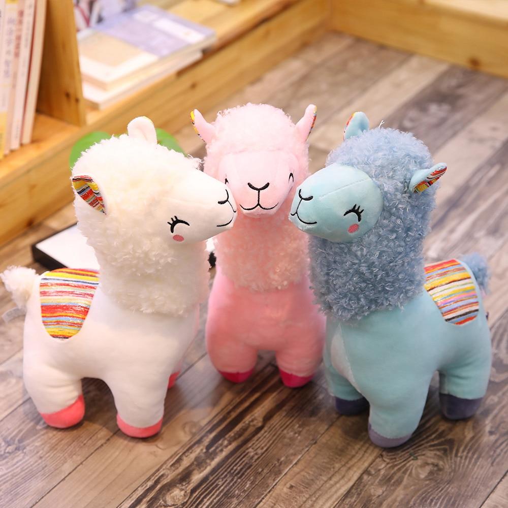 Fluffy Alpaca Family Plush Toy