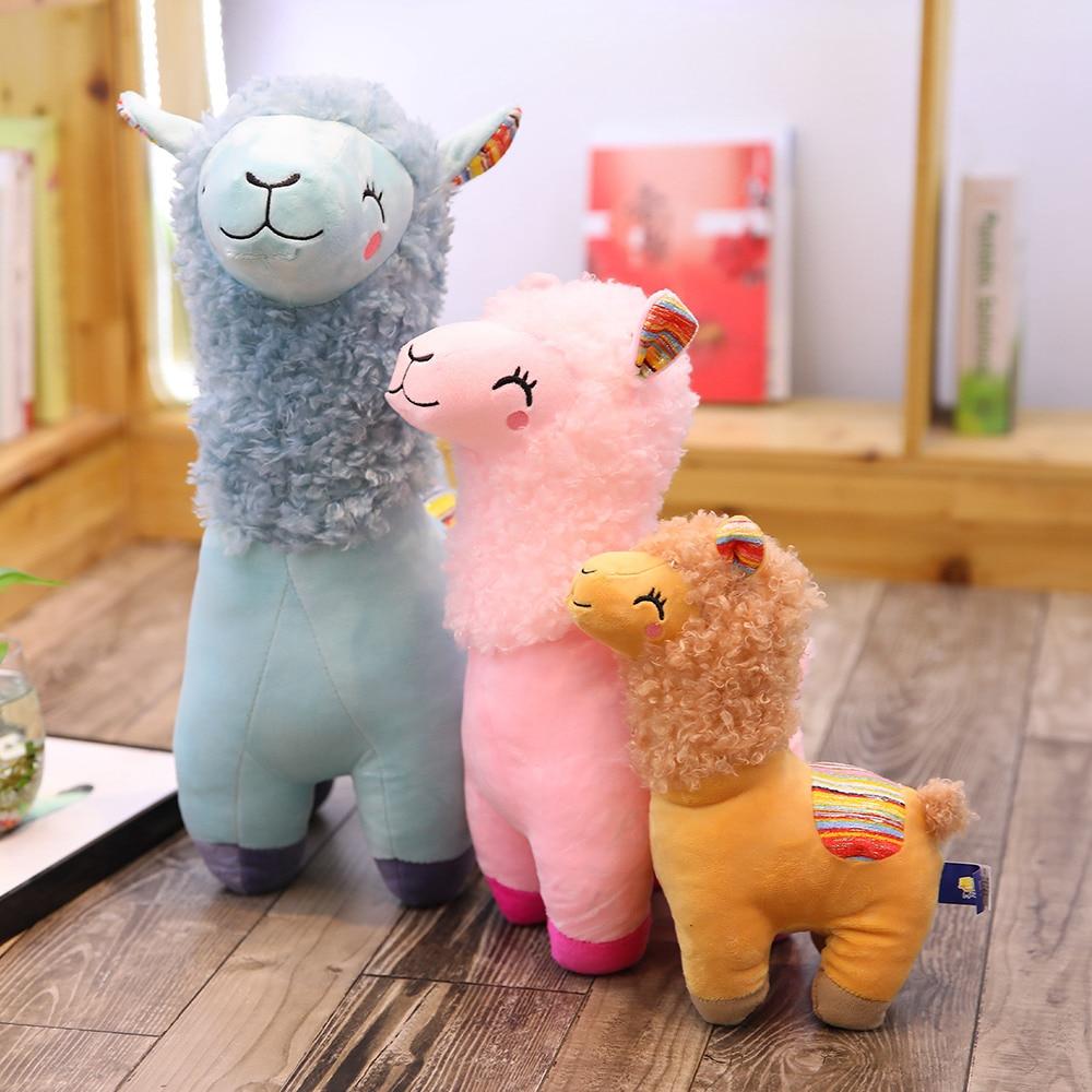 Fluffy Alpaca Family Plush Toy