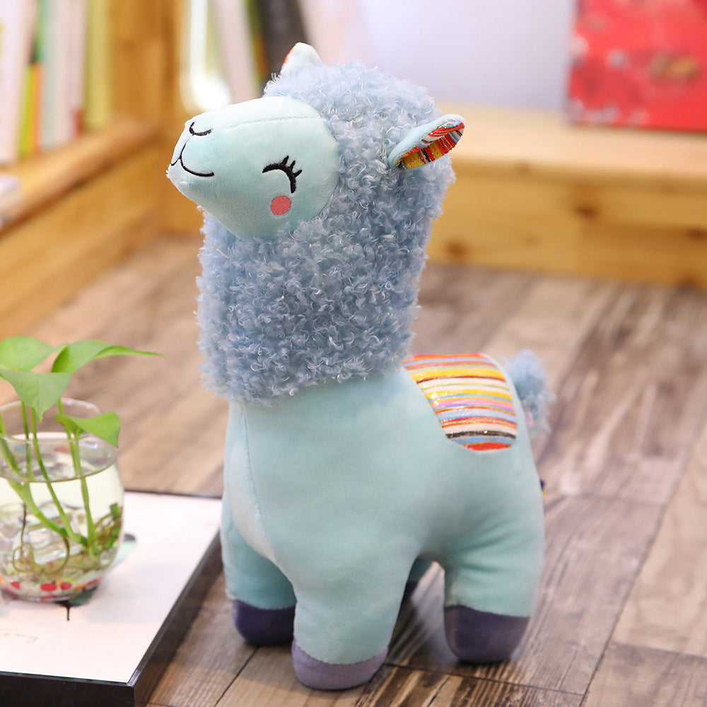 Fluffy Alpaca Family Plush Toy