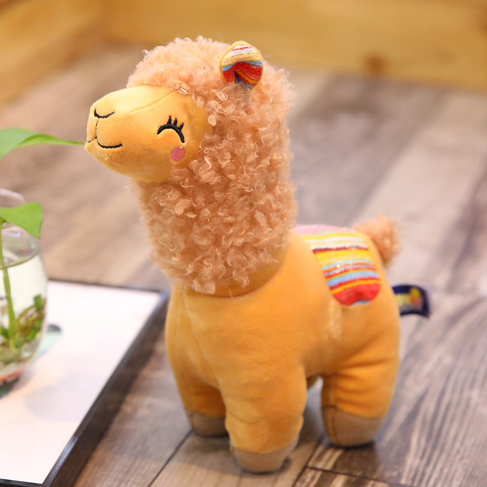 Fluffy Alpaca Family Plush Toy