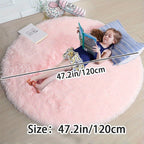 Fluffy Round Rug - Clouda
