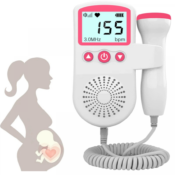 Foetal Heart Rate Monitor Doppler with Heartbeat Sound Detection