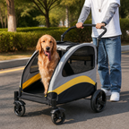 Foldable 4-Wheel Breathable Mesh Travel Stroller