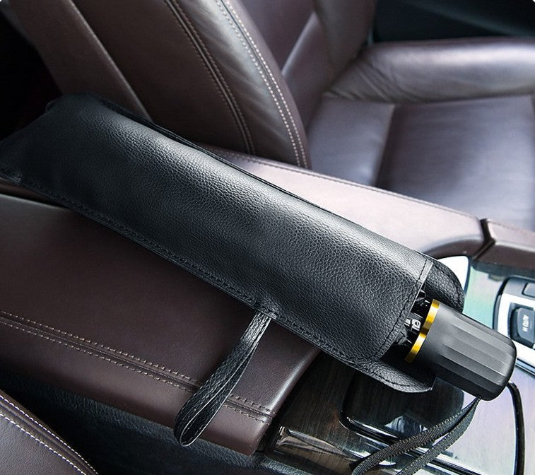 Foldable car windscreen UV protection sunshade umbrella with storage bag