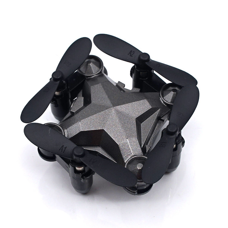 Foldable drone with remote control, LED night lights and HD camera