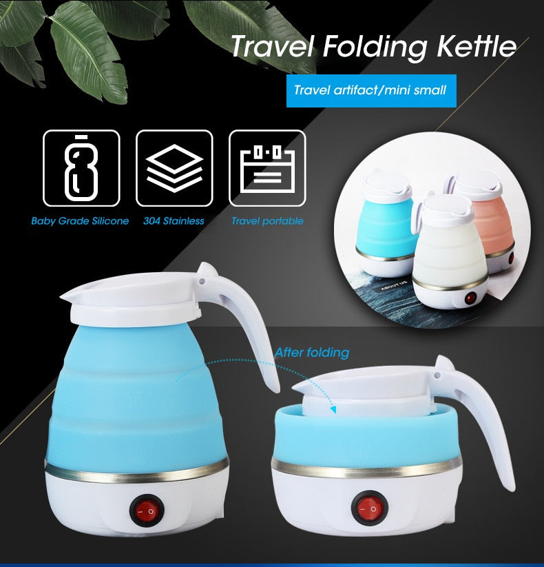 Foldable travel kettle