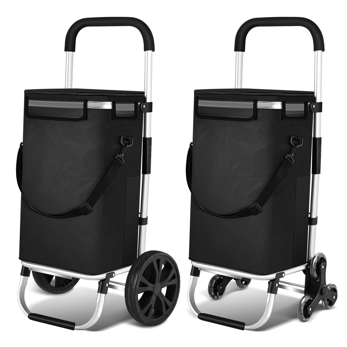 Folding 40-Litre Shopping Trolley