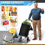 Folding 40-Litre Shopping Trolley