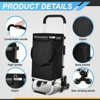 Folding 40-Litre Shopping Trolley