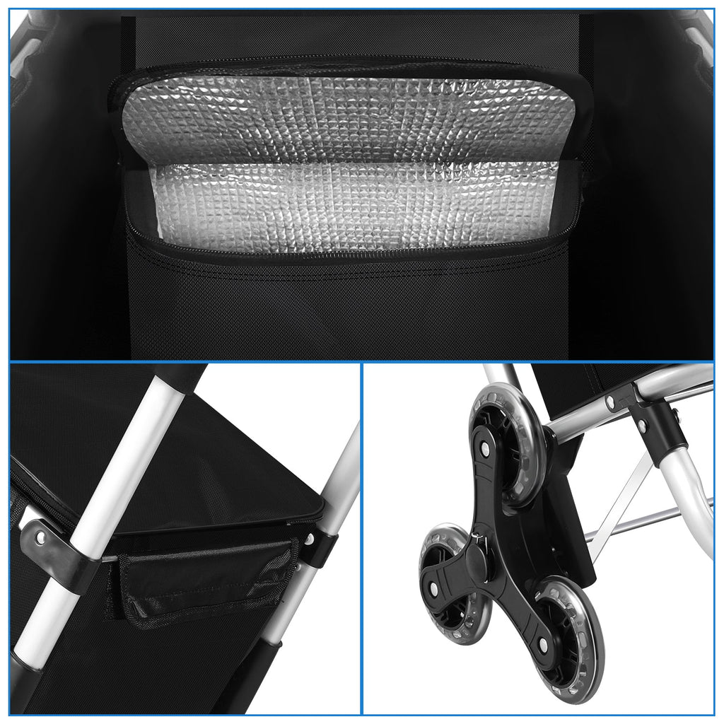 Folding 40-Litre Shopping Trolley