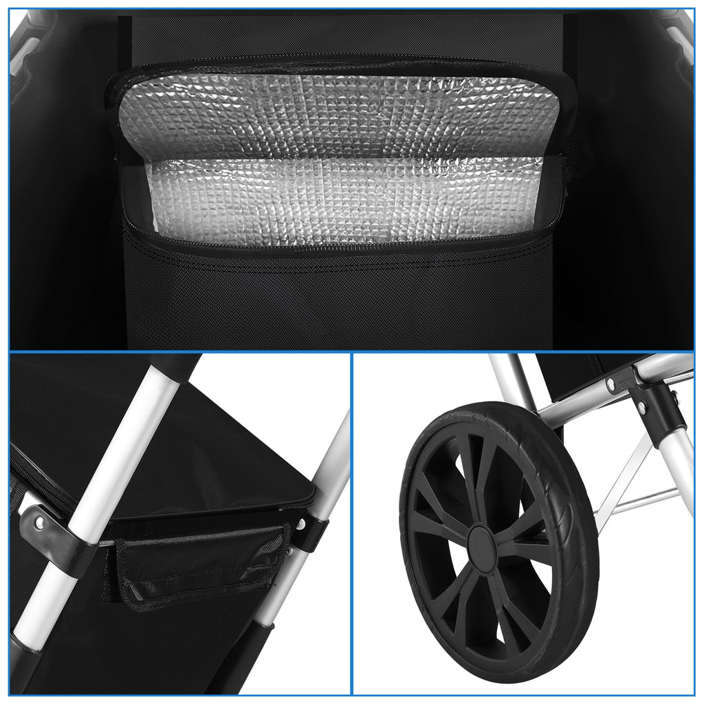 Folding 40-Litre Shopping Trolley
