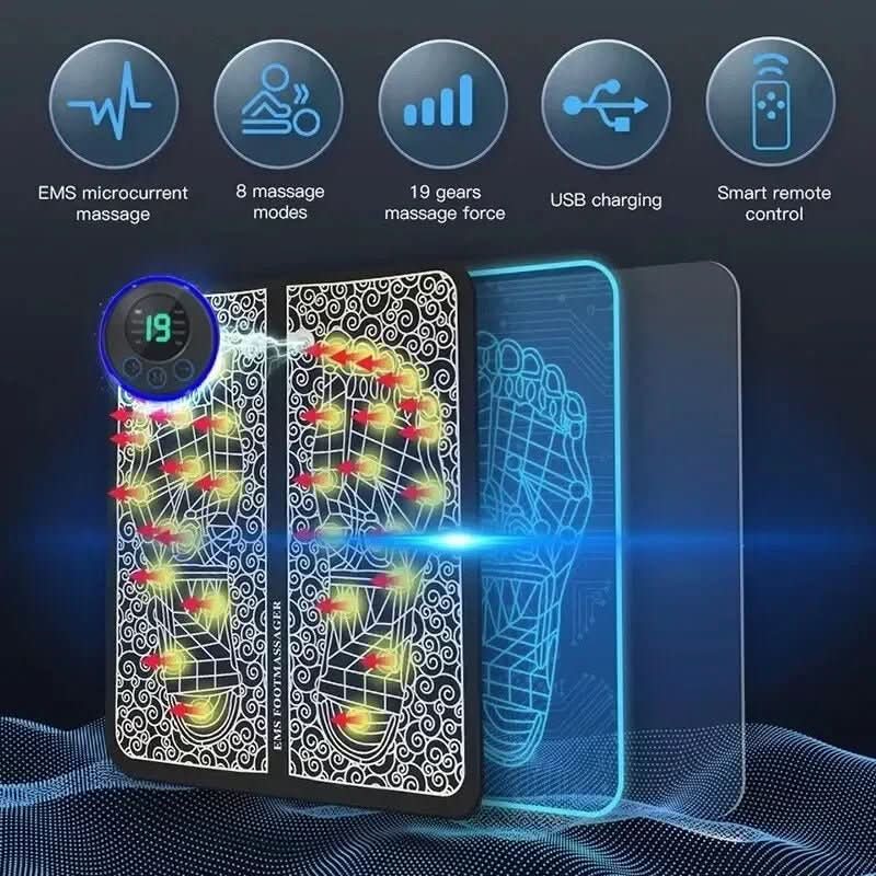 Foot massager for pain relief and improved circulation