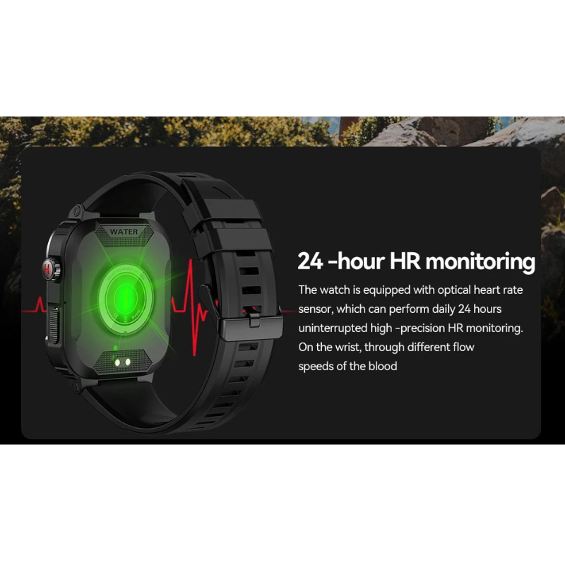 ForceGuard Watch – Sustainable Military Smartwatch for Performance