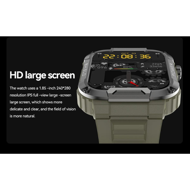 ForceGuard Watch – Sustainable Military Smartwatch for Performance